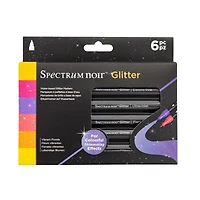 Spectrum Noir™ Vibrant Florals Glitter Marker Set