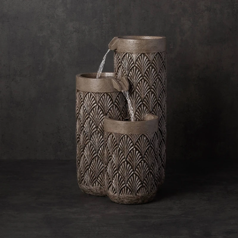 2ft. Stone Cascading Bowl Fountain