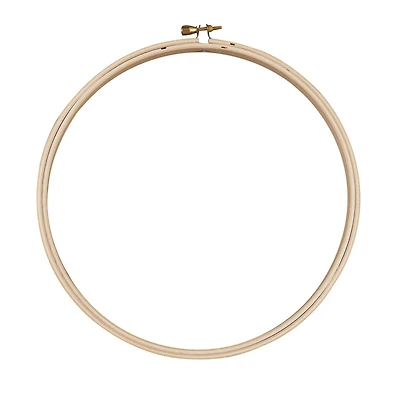 Round Bamboo Embroidery Hoop by Loops & Threads™
