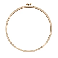 Round Bamboo Embroidery Hoop by Loops & Threads™