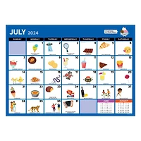 TF Publishing 2024-2025 Every Day's A Holiday Medium Desk Pad Calendar