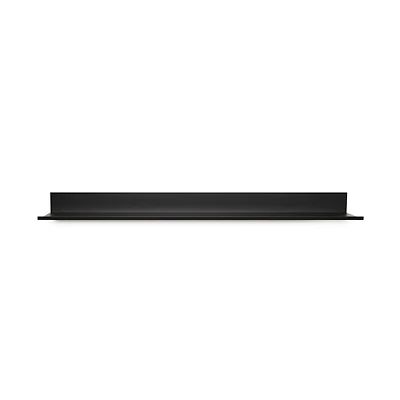 Hangz™ Black No Stud 4" Depth Floating Shelf