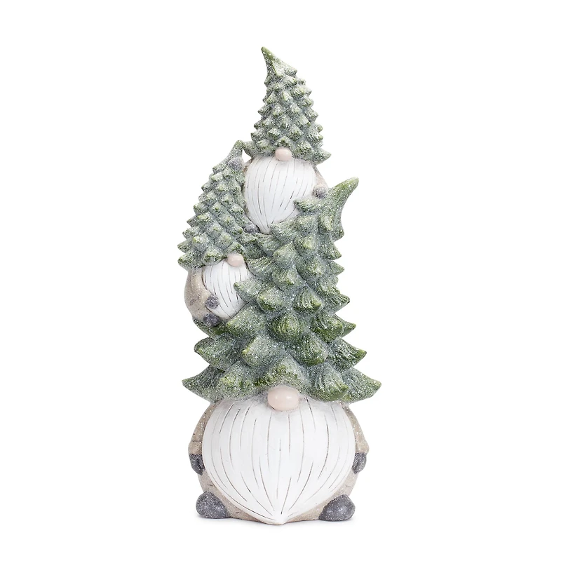 23.5" Stacked Gnomes Figurine