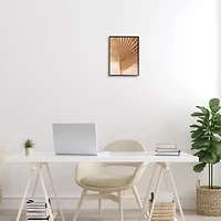 Stupell Industries Two Palm Fronds Sun Bleached Photography Tropical Plants Framed Wall Art