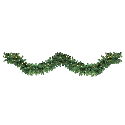 27ft. Pre-Lit LED Artificial Olympia Pine Garland