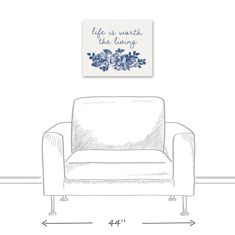 Because He Lives 16" x 20" Canvas Wall Art