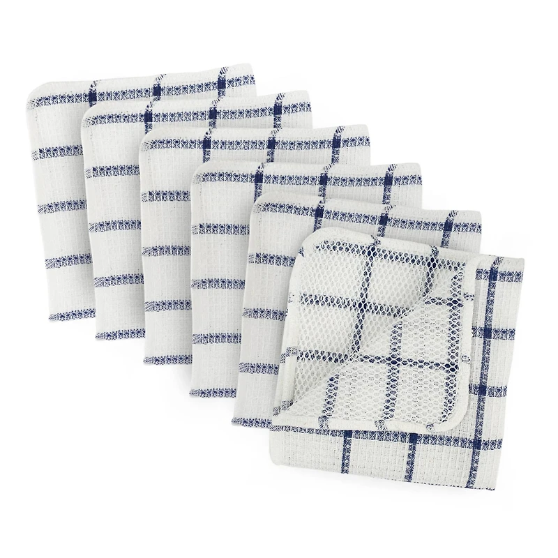 Nautical Blue Scrubber Dishcloth, 6ct.