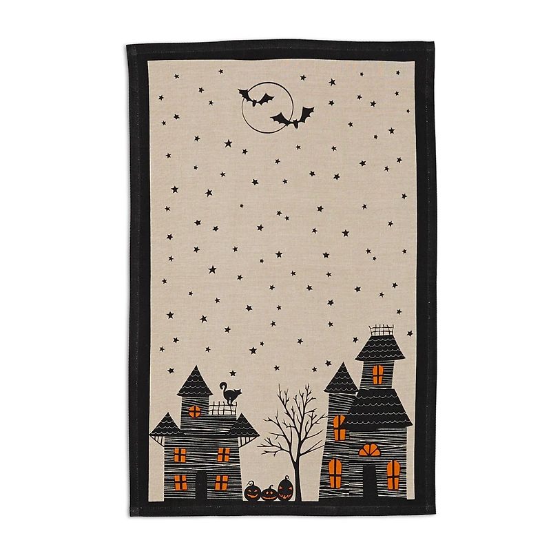 DII® Haunted Hollow Printed Dishtowels Set