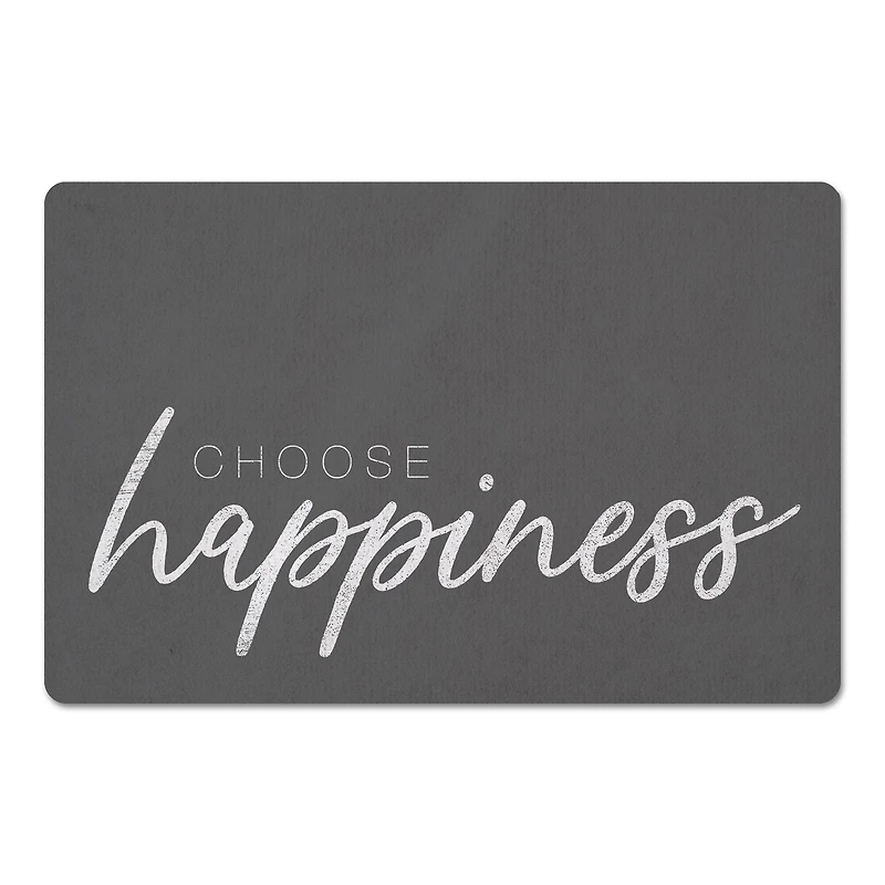 Choose Happiness 18" x 27" Floor Mat