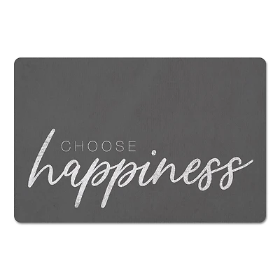 Choose Happiness 18" x 27" Floor Mat