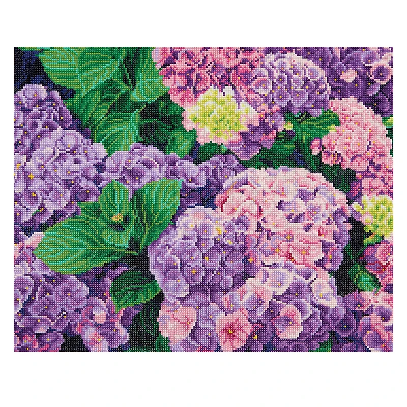 Hydrangea Square Diamond Art Kit by Make Market®