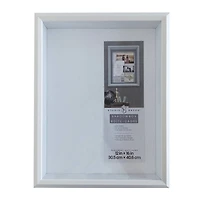 White Beveled Shadow Box by Studio Décor