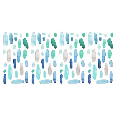 RoomMates Cool Watercolor Swatch Peel & Stick Wall Decals