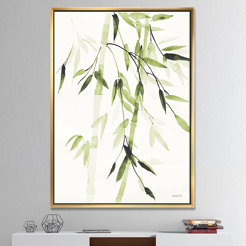 Designart - Simplist Bamboo Leaves II