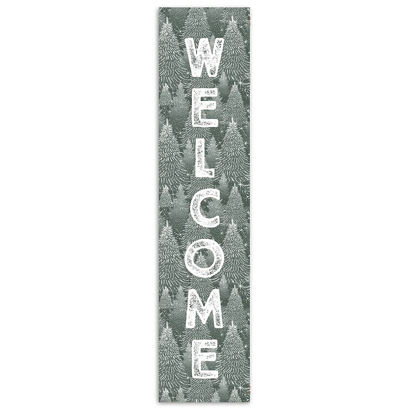 Welcome Sage Forest 10.5" x 47" Porch Leaner