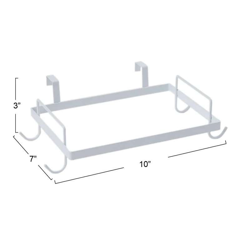 Household Essentials Metal Over the Door Trash Bag Holder