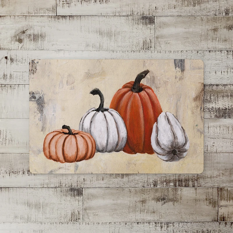 Painted Pumpkins Floor Mat