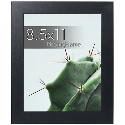 WallsThatSpeak Black Picture Frame with Easel and Glass