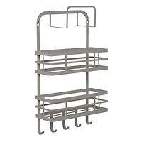 Honey Can Do Gray 3-Shelf Kitchen Wall Storage