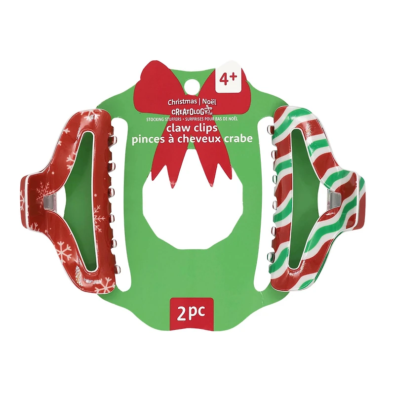 Winter Snowflake Claw Clips by Creatology™