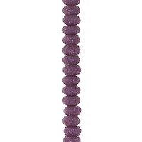 Purple Faceted Acrylic Rondel Beads, 8mm by Bead Landing™