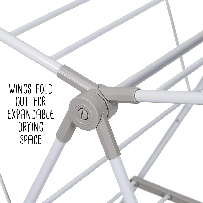 Honey Can Do Deluxe Expandable & Collapsible Wing Drying Rack