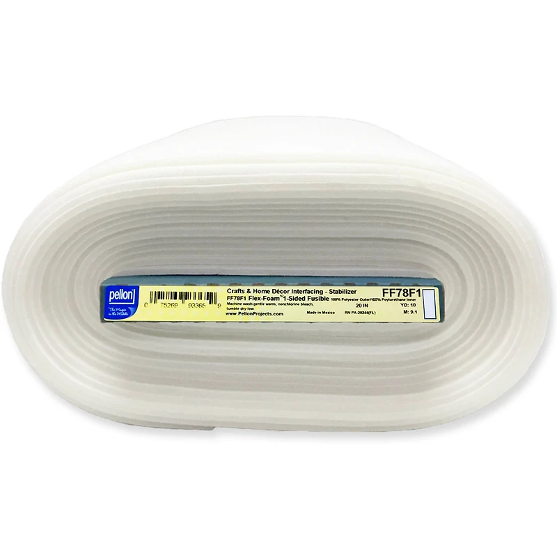 Pellon® Flex-Foam™ Fusible Stabilizer, 20"x 10yd.