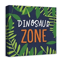 Dinosaur Zone 16" x 16" Canvas Wall Art