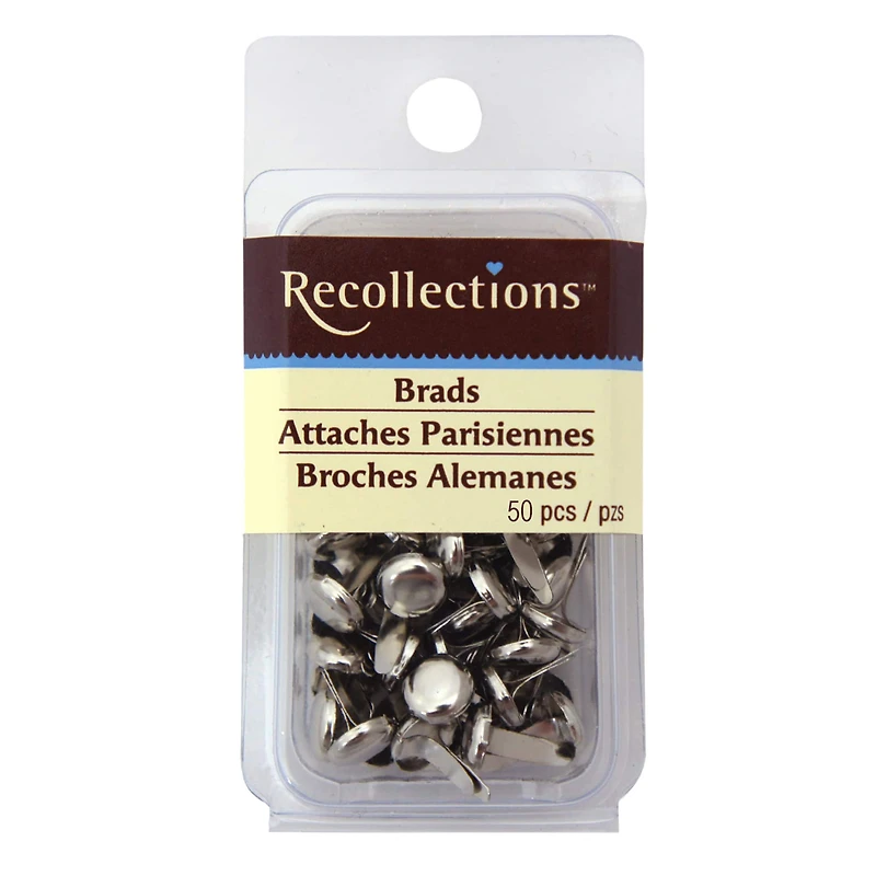 Silver Circular Brads by Recollections™