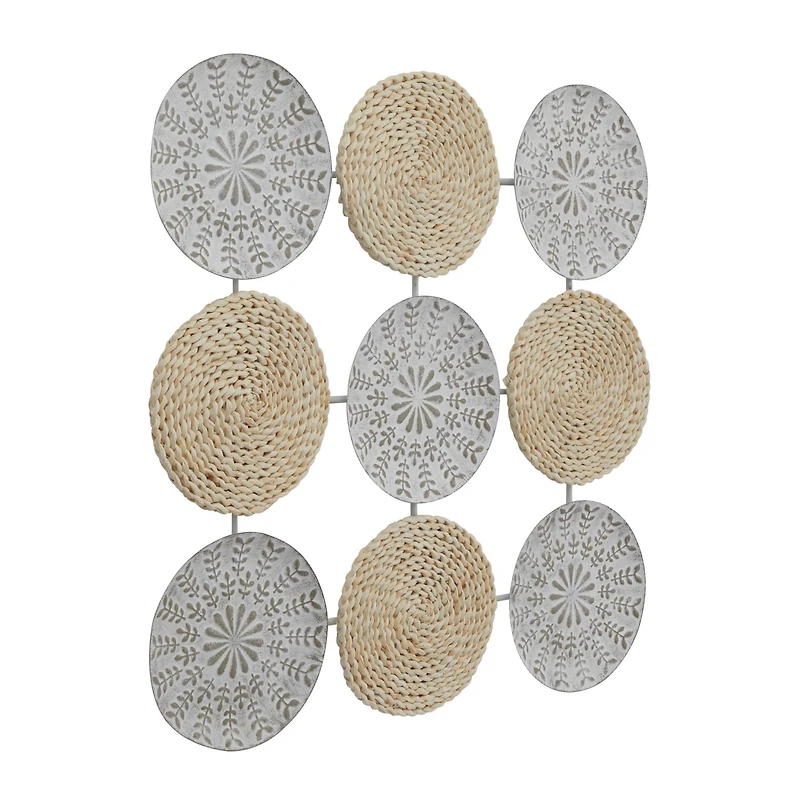 The Novogratz Grey Modern Abstract Wall Decor, 31" x 1" x 31"