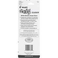 Pilot FriXion Ball Clicker Black Erasable Extra Fine Point Pens