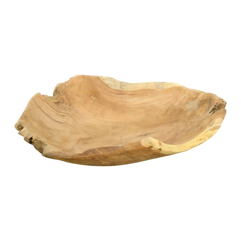 Hello Honey® 4" Assorted Large Teak Wood Bowl