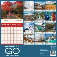 TF Publishing 2024 World's Best by Travel + Leisure Wall Calendar