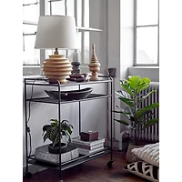 Hello Honey® 19" Reclaimed Wood Chain Accent