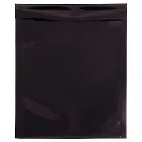 JAM Paper 6.25" x 7.875" Black Foil Open End Envelopes, 25ct.