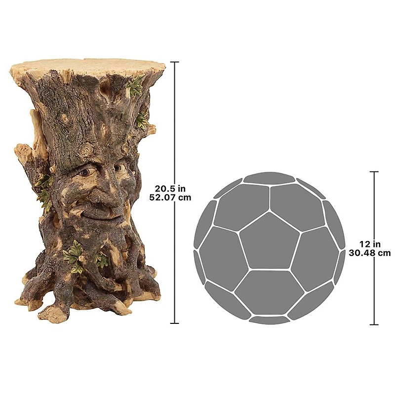 Design Toscano 20.5" Craggy Bark Ent Tree Side Table