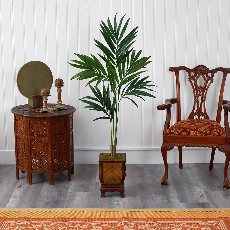 4.5ft. Kentia Palm Tree in Decorative Planter