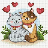 Crafting Spark Cat Love Diamond Painting Kit