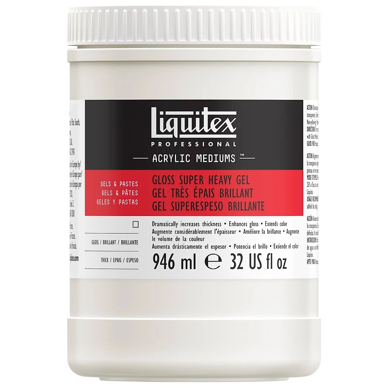 Liquitex® Gloss Super Heavy Gel Medium