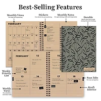 TF Publishing 2024 Leaflet Medium Weekly Monthly Planner