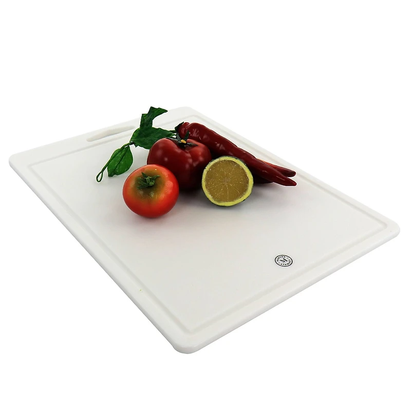 Martha Stewart White Plastic Cutting Board