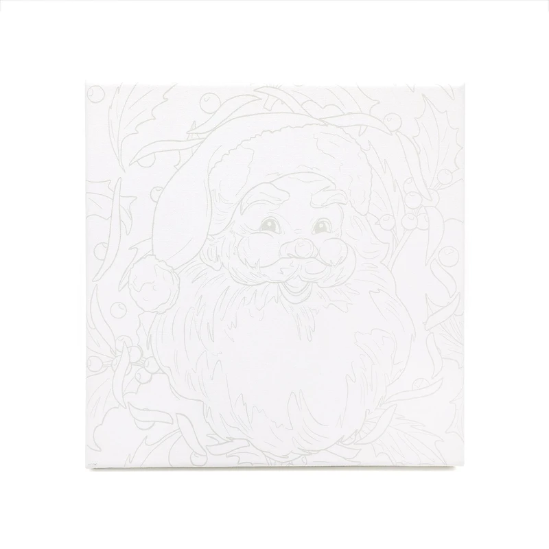 11" x 11" Santa Canvas Painting Kit by Artist's Loft™