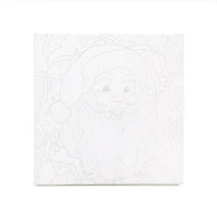 11" x 11" Santa Canvas Painting Kit by Artist's Loft™
