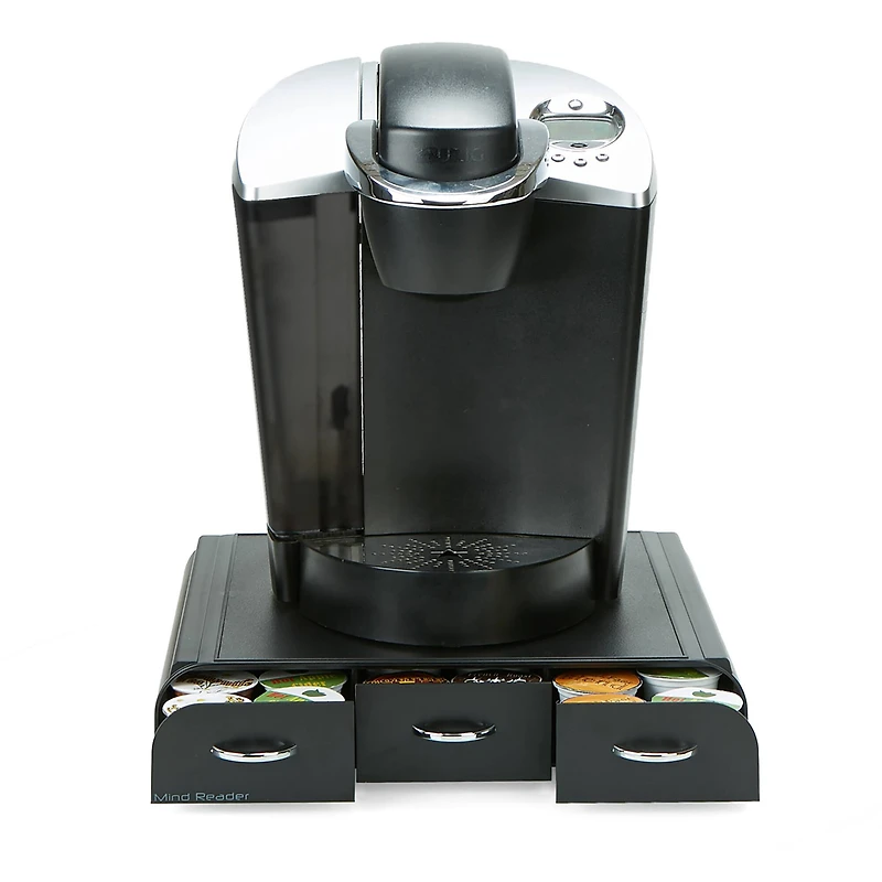 Mind Reader Black 36 Capacity 'Anchor' Triple Drawer Single Serve Coffee Pod Holder