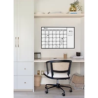 WallPops Black & White Dry Erase Calendar