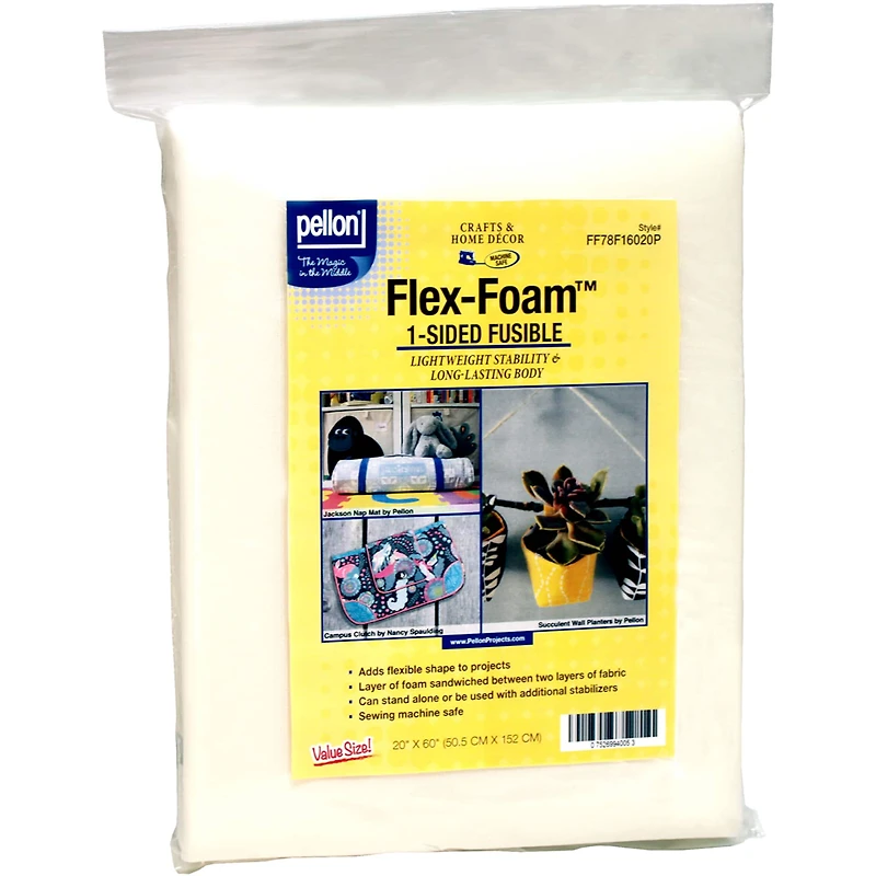 Pellon® Flex-Foam™ Fusible Stabilizer, 20" x 60"