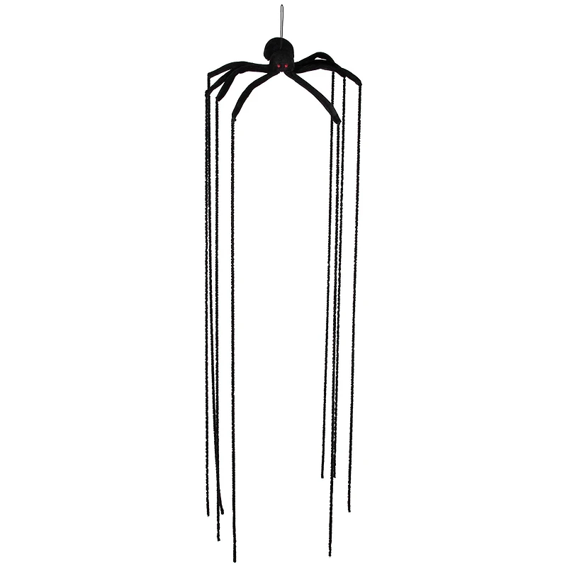 6ft. Black Long Legged Spider Halloween Decoration
