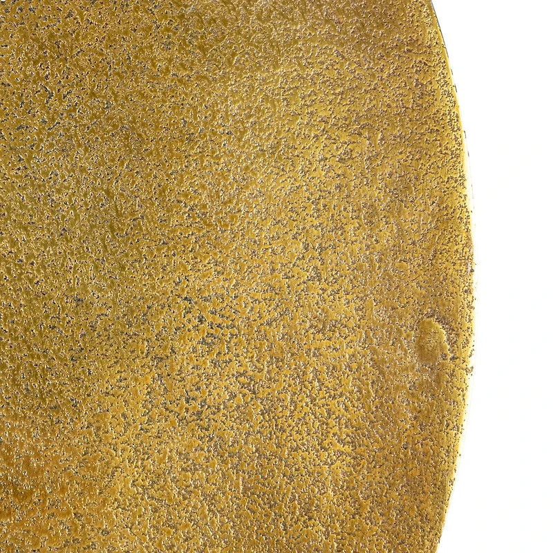 Hello Honey® 19" Round Gold Nautical Accent Table with Anchor Base