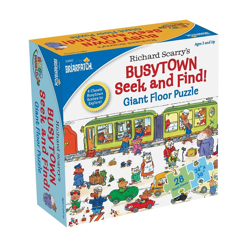Richard Scarry's Busytown Seek and Find! Giant Floor Puzzle: 28 Pcs