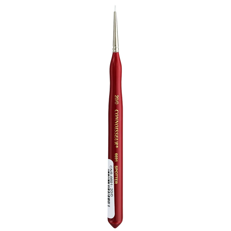 Connoisseur® White Taklon Mini Detail Spotter Brush, 20/0
